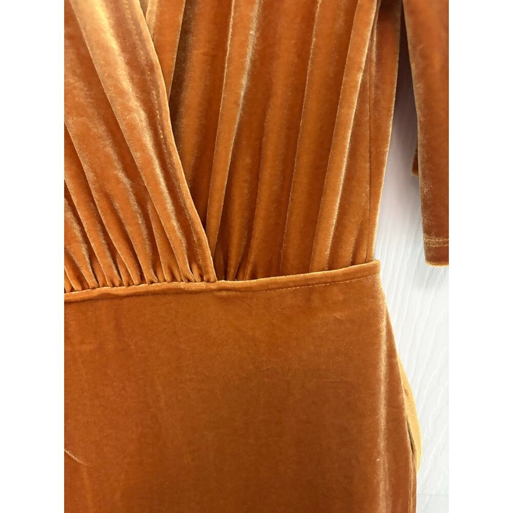 Forever21 Velvet Wrap Dress - Picture 2 of 7